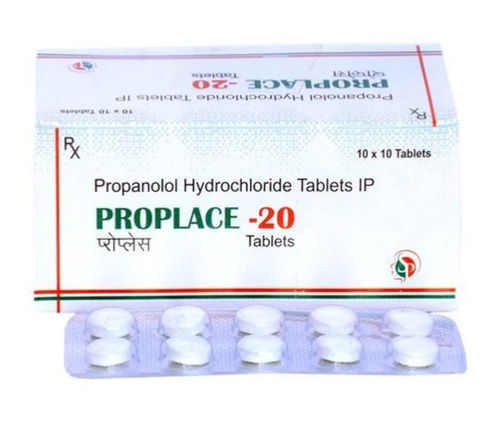 Propanolol Hydrochloride Tablets IP, 10x10 Tablets Blister Pack