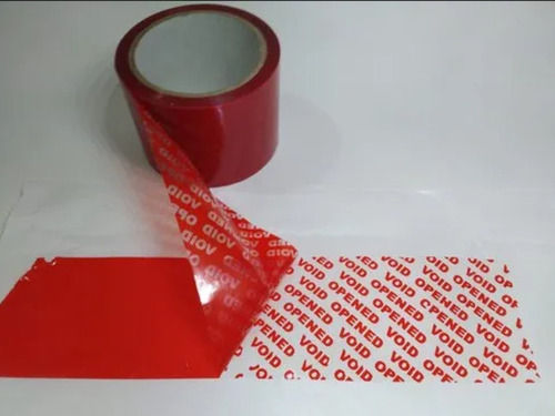 Red Security Tamper Evident Tapes