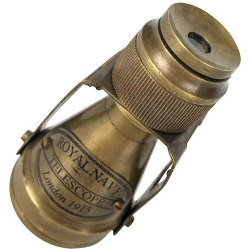 Supporting Supplies 19Th Century Brass Telescope With Weight Upto 500-1000 Gm, Round Shape