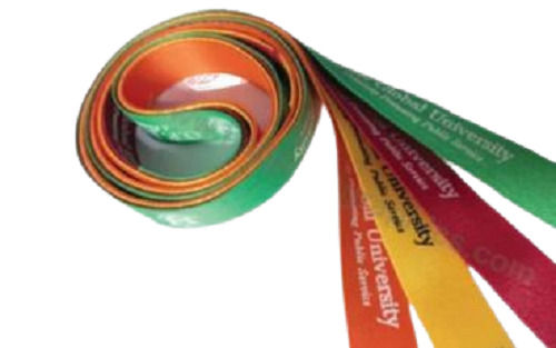 20 mm Size Satin Digital Printed Multi Color Id Card Lanyard for School Use