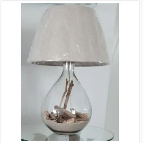 20 W White Plain Table Lamp With 1.5 Feet Height And LED Lighting, Plastic Body Material