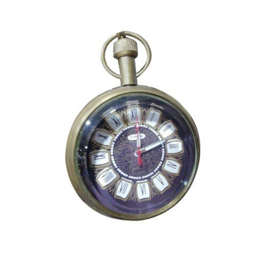 Antique Pocket Watch For Gifting With Brass material And Analog Type
