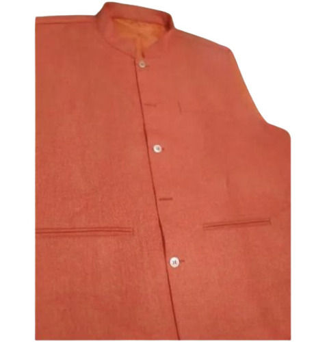 Multi Color Sleeveless Cotton Fabric Regular Fit Solid Pattern Sadri Modi Coat