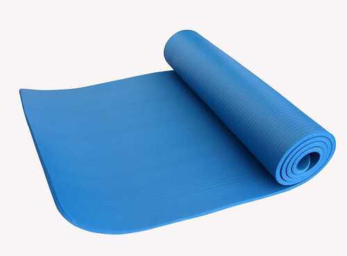 Eco-Friendly Plain Pvc Blue Yoga Mat, Slip Resistance And Tear Resistance