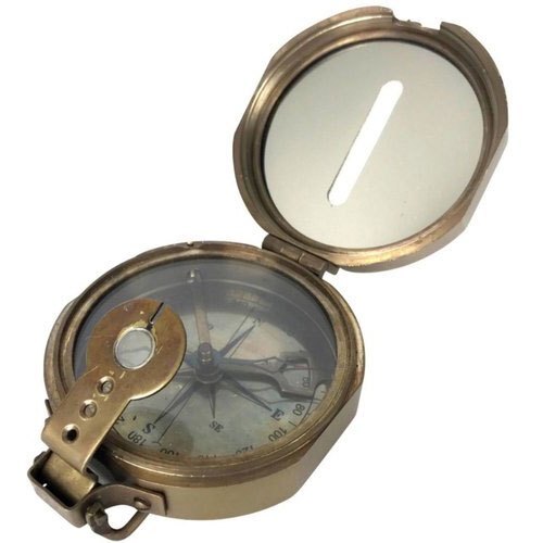 Round Antique Compass 1500 Gm - Color: Brown