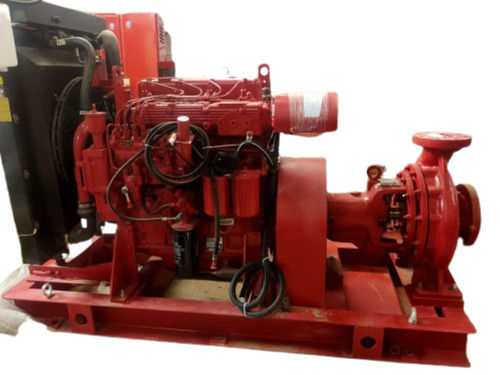 Red Diesel Engine Pump Sets