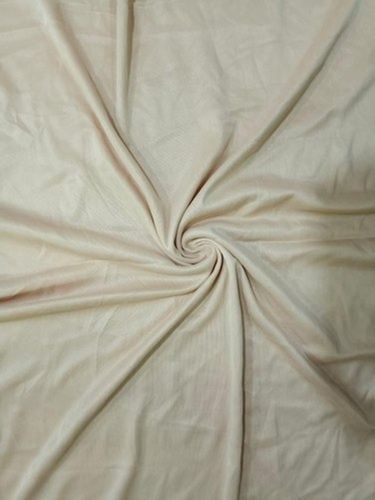 Cream Dull Lycra Fabric