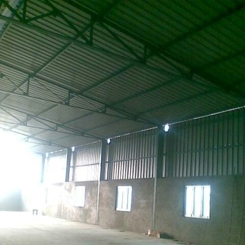 Silver Modular Steel Factory Shed