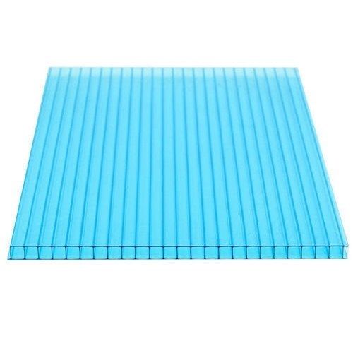 Residential And Commercial Blue Multi Wall Hollow Sheet Hardness: Rigid