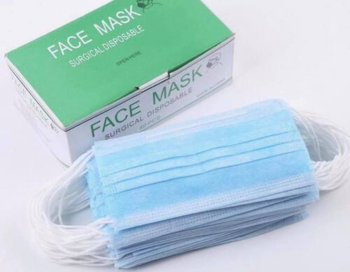 3 Ply Disposable Surgical Face Mask Application: Thermal Sealed