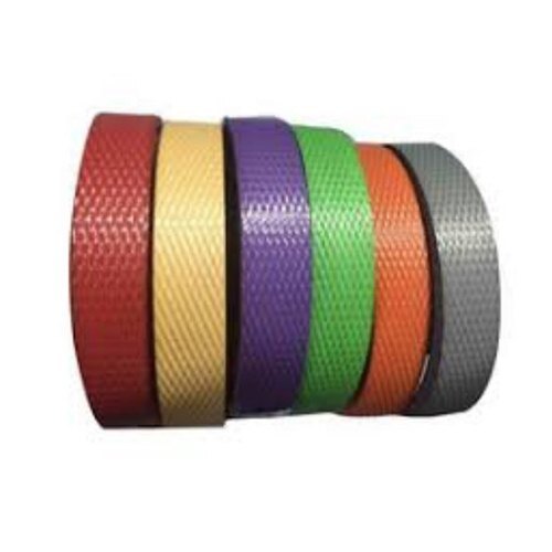Colored Box Strapping Roll With Thickness : 0.5 mm to 0.8 mm And Elongation Upto 25%