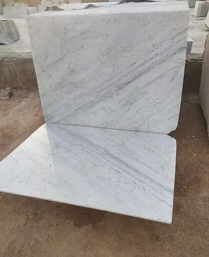 Crack Resistance Slip Resistance Indian Statuario Marble Slab (Thickness 14 mm)