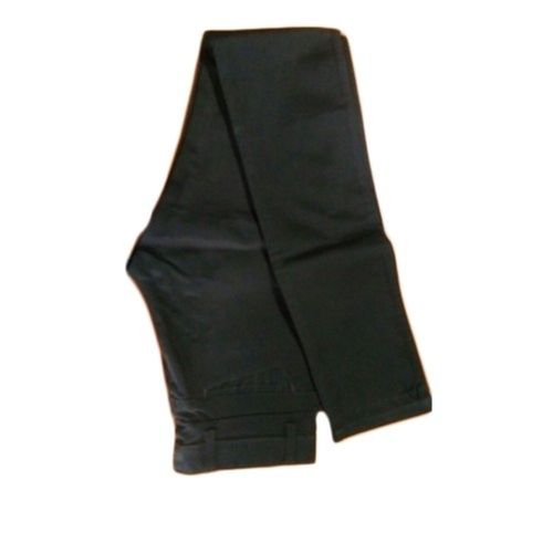 Men Black Cotton Trouser