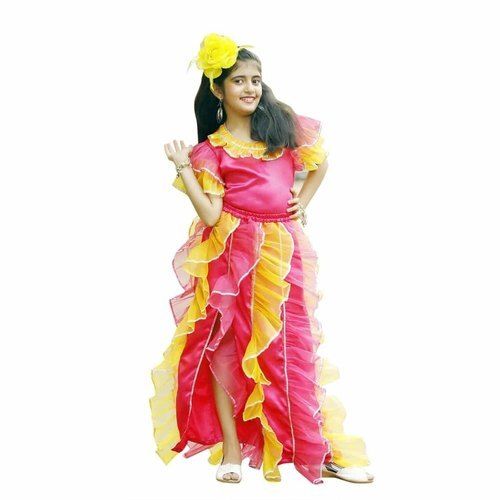 Blue-white Western Dance Fancy Dress Costume Skirt And Top Age Group:  Adults at Best Price in Greater Noida