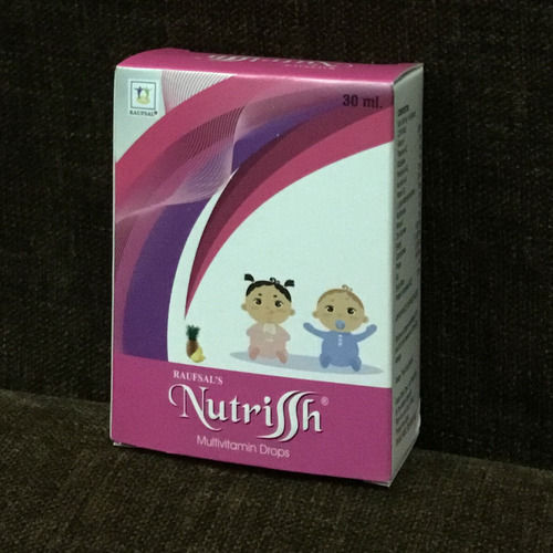 Nutrish पाइनएप्पल फ्लेवर्ड मल्टीविटामिन ड्रॉप्स 30ml पैक अंदर मेजरिंग ड्रॉपर के साथ