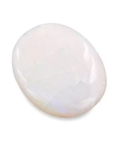 Opal Cabochon White Oval Shape Natural Stone Gemstone, 3 To 12.50 Ratti Weight