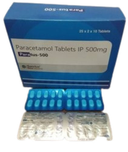 Paracetamol Tablets Ip 500mg (25x2x10) For Fever