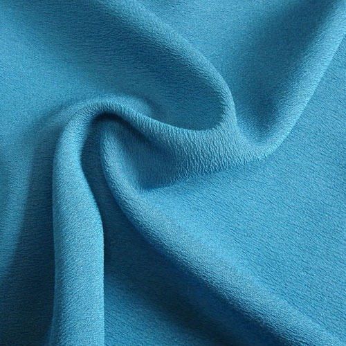 Sky Blue Plain American Crepe Fabric