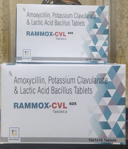 RAMMOX-CVL 625 Amoxycillin, Clavulanic Acid & Lactic Acid Bacillus Tablets