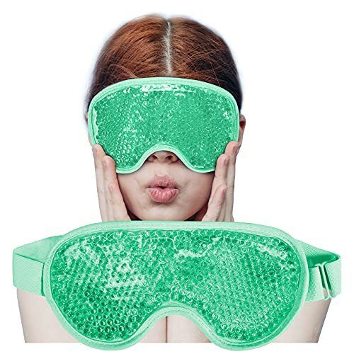 Sleeping Eye Mask for Woman With Reusable Gel Beads Ice Pack