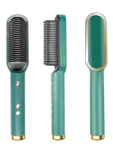 हेयर स्ट्रेटनर के लिए 5-6 इंच का हेयर ब्रश, अच्छी ग्रिप और इस्तेमाल में आसान