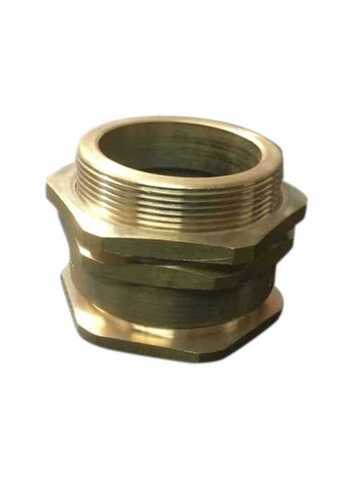 White Brass Cable Gland