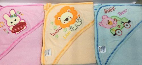 Comfortable Multi Color Printed Pattern Hooded Towel For Baby Processing Type: Standard