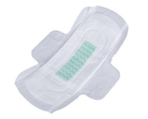 Odor Control Side Gather Smooth Texture Light Weight Highly Absorbent White Sanitary Pads