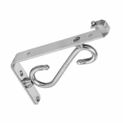 Silver Smooth Shiny Rust Proof Modern Polished Stainless Steel L Shelf Bracket