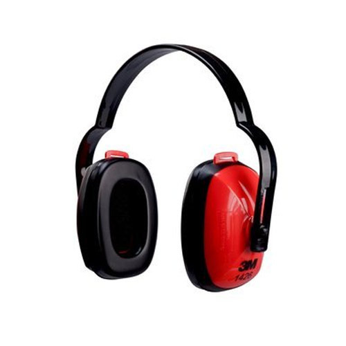 Red & Black Economy Earmuffs