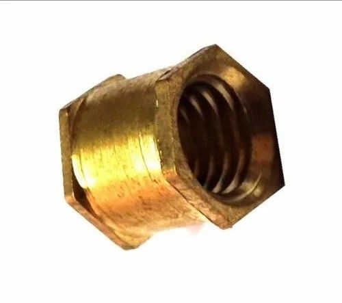 Golden Finish Brass Ppr Insert For Electric Fitting With 70 Hrc Hardness