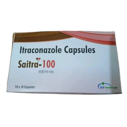 Saitra-100 Itraconazole 100 Mg Antifungal Capsules, 10X10 Pack Application: Industrial