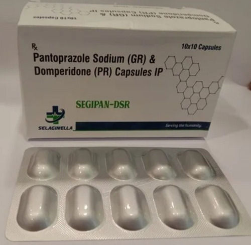 Segipan-DSR Pantoprazole Sodium And Domperidone Capsules, 10x10 Capsules Alu Pack
