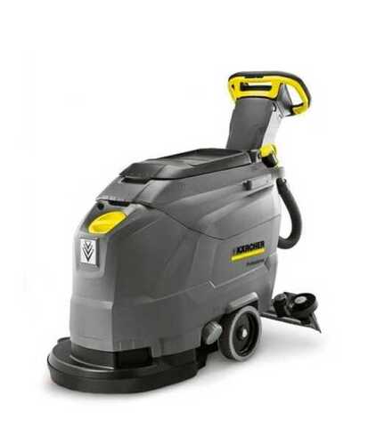 Semi-Automatic Grey And Yellow Scrubber Drier For Cleaning