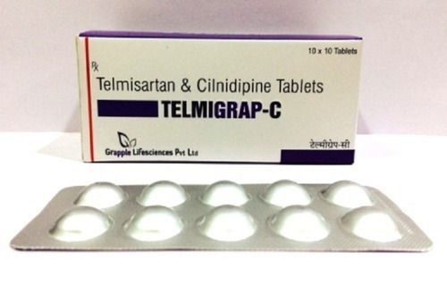 Telmigrap-C Cilnidipine And Telmisartan Hypertension Tablet, 10x10 Alu Alu