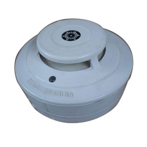 Black 10 To 100 Ma Alarm Current Round Shape Heat Resistant Fire Ceiling Heat Detector