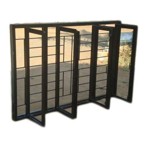 Good Quality 4-5 Feet Height Paint Coated Metal Designer Window For Home And Hotels