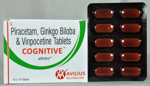 Piracetam 800mg Ginkgo Biloba 60mg Vinpocetin 5mg Tablets