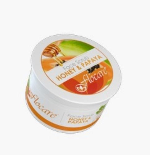Safe To Use High Standard Herbal Natural Organic Honey Papaya Face Scrub