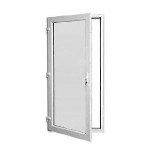 White 12 Mm Thickness Modern Swing Open Rectangular Finished Surface Upvc Door