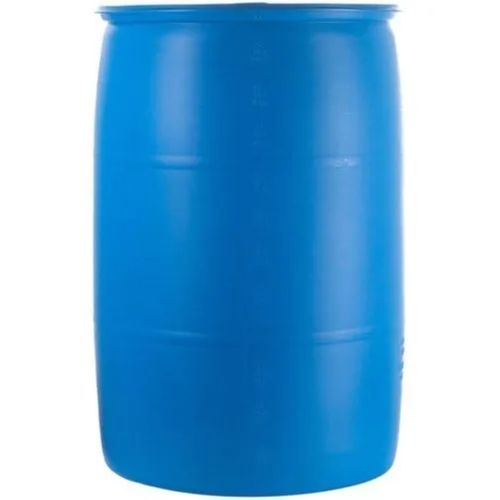 Blue 200 Litres Round Leakproof Pvc Plastic Barrel Drums For Chemical Storage