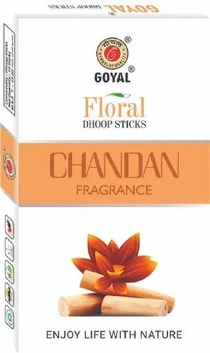 3 Inch Size Floral Chandan Incense Sticks With Low Smoke And 15 To 20 Minute Burning Time