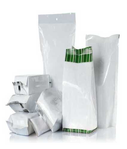 50 Micron To 60 Micron White Plastic Storage Packaging Bag