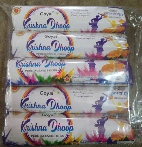 8 To 9 Inch Premium Krishna Dhoop Incense Sticks With Low Smoke And Long Burning Time