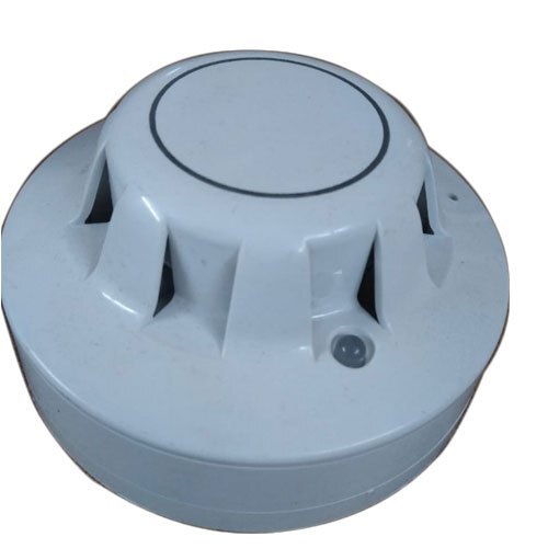 Premium Quality ABS Round Shape Automatic Electric Apollo Fire Ceiling Smoke Detector - 50 Hz, White Color, Wall Mounted, Less Maintenance, Superior Functional Design, Ideal for Office and Industrial Usage