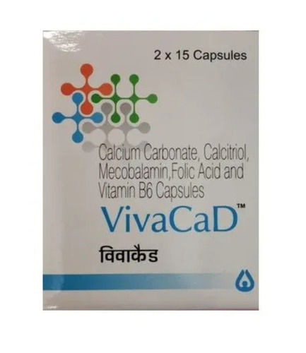 Calcium Carbonate Calcitriol Mecobalamin Folic Acid Capsules For Vitamin B12 Deficiency