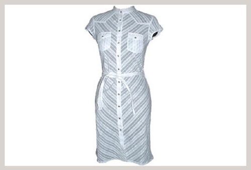 Ladies Printed Short Sleeve Round Neck Casual Wear One Piece Long Dress Application: Industrial