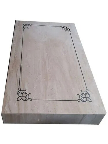 Polished Marble Table Top - Rectangular 30mm Thickness, Easy To Clean, Eco Friendly, Crack Proof
