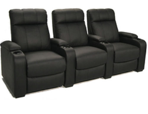 Multi Color Contemporary Style Steel Frame Leather Seat Home Theater Chairs