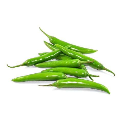 Spicy Natural Taste Chemical Free No Artificial Color Fresh Green Chilli